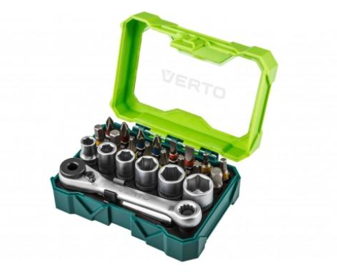 Trusa x24 Capete Surubelnita / Tubulare + Antrenor Clichet VERTO