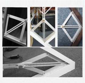 Raportor Universal Reglabil Tip Rigla 380mm Aluminiu - Masurare Unghiuri - 0