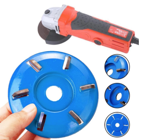 Disc cu 6 Dinti Pentru Sculptat, Scobit Lemn - Pentru Polizor Unghiular, Flex