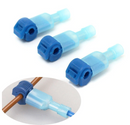 1x Pereche Conectori de Imbinat/Conectat Fire Electrice In 'T' (mama+tata)-1