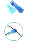 1x Pereche Conectori de Imbinat/Conectat Fire Electrice In 'T' (mama+tata)-6