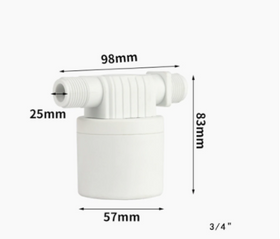 Valva, Supapa Automata De Nivel De Apa Supraplin  3/4" si 1/2"