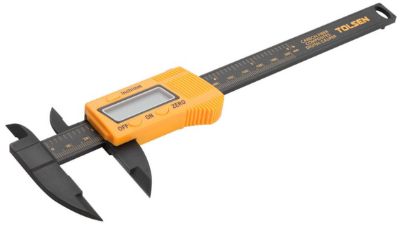 Subler digital din materiale compozite din fibra de carbon 0-150 mm Tolsen