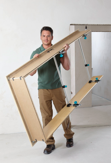 1x Distantier Pentru Montaj Captuseli Usa 60-100 cm ”Easy” Wolfcraft 3675000