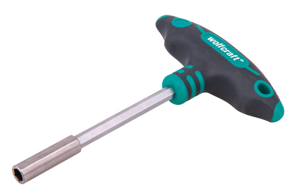 Surubelnita in T cu Magnet Pentru Bituri - Wolfcraft 1235000