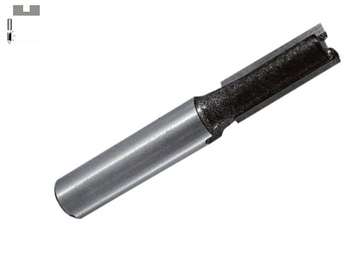 Freza Lemn 19 mm, Tip deget, pentru canturi, Coada 8 mm