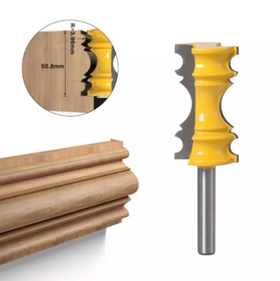 Freza Pentru Profil, Decor Lemn tip ”Coroana” - Coada 8mm