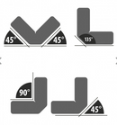 Magnet Fixare pt. Sudare, 45º, 90º, 135º, 9 kgf - HANDY-3