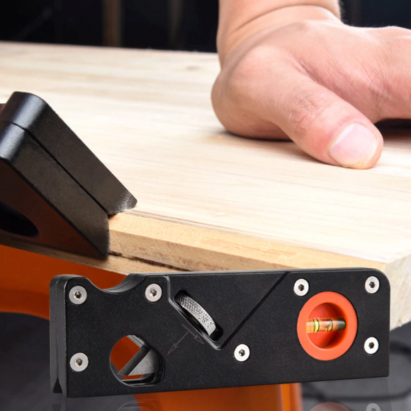 Unealta Pt Sanfren/Sanfrenat Canturi Lemn 2-in-1 cu Nivela/Boloboc