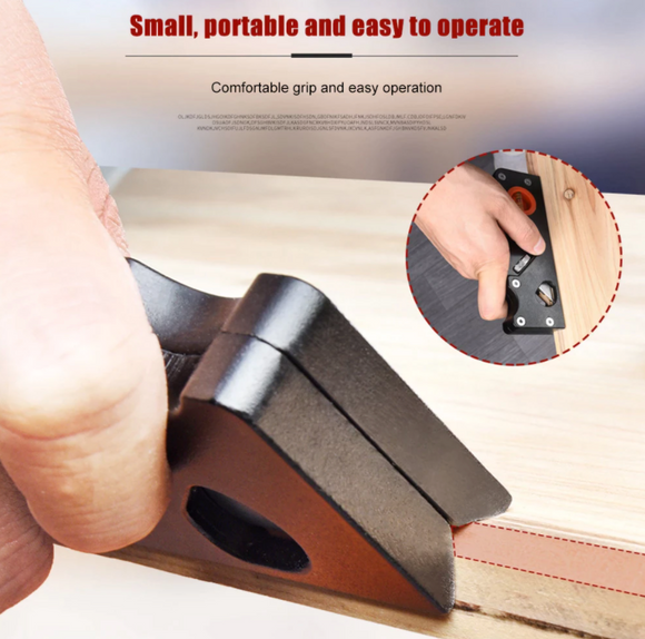 Unealta Pt Sanfren/Sanfrenat Canturi Lemn 2-in-1 cu Nivela/Boloboc