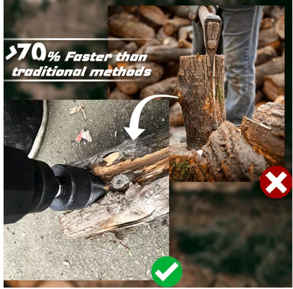 Con Despicat Lemn Pt. Masina GAURIT/INFILETAT Ǿ45mm Coada Patrata