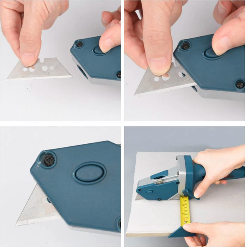 Dispozitiv 3-in-1 Pt. Masurat, Marcat si Taiat Rigips, ghips carton