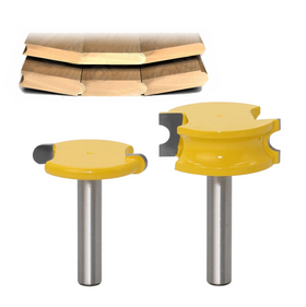 Set 2x Freze Lemn Imbinari Semicerc, Ciubar, Caiac, Canoe, Butoaie Coada 8mm - 0