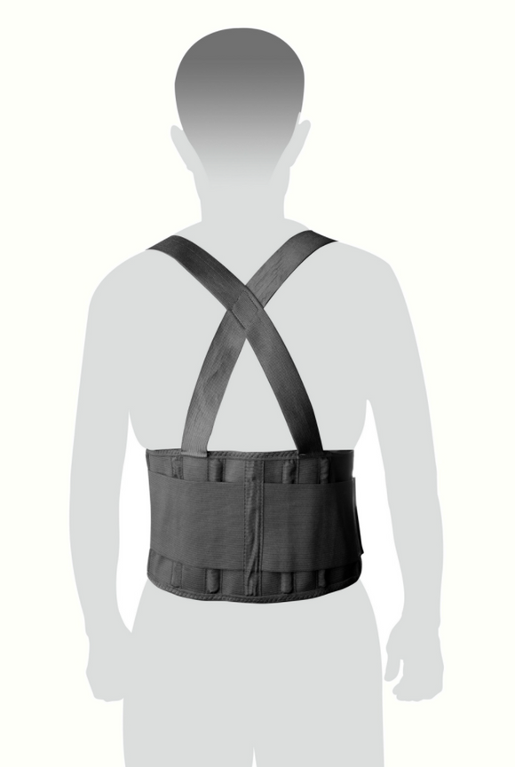 Curea / brau suport spate cu bretele reglabile, S 100 mm