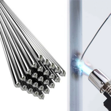 Set x20 tije, baghete de brazare cu flacara, 2 mm aluminiu, 50cm
