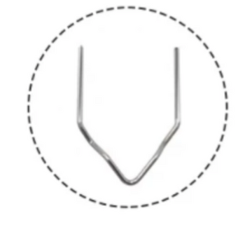 Set x100 cleme, sarme, agrafe Pentru Kit, Pistol de Reparat Obiecte Plastic - 0