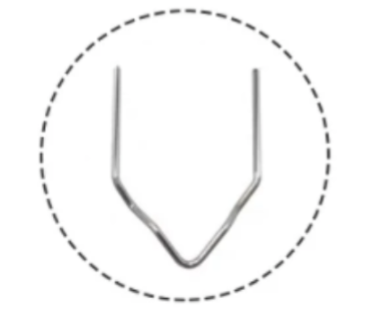 Set x100 cleme, sarme, agrafe Pentru Kit, Pistol de Reparat Obiecte Plastic - 0