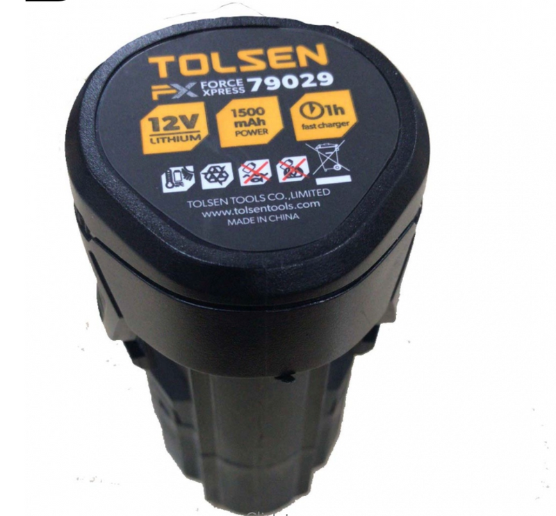 Baterie 79029 la 12 V, Li-ion pentru 79023 - 79025 Tolsen