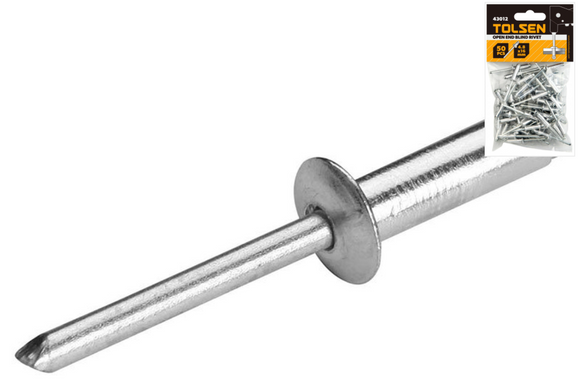 Nit deschis si orb 4x12,7 mm Tolsen