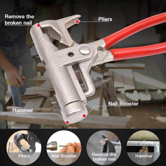 Ciocan multifunctional (extras cuie, cheie reglabila, taiere sarma, etc) 5-in-1