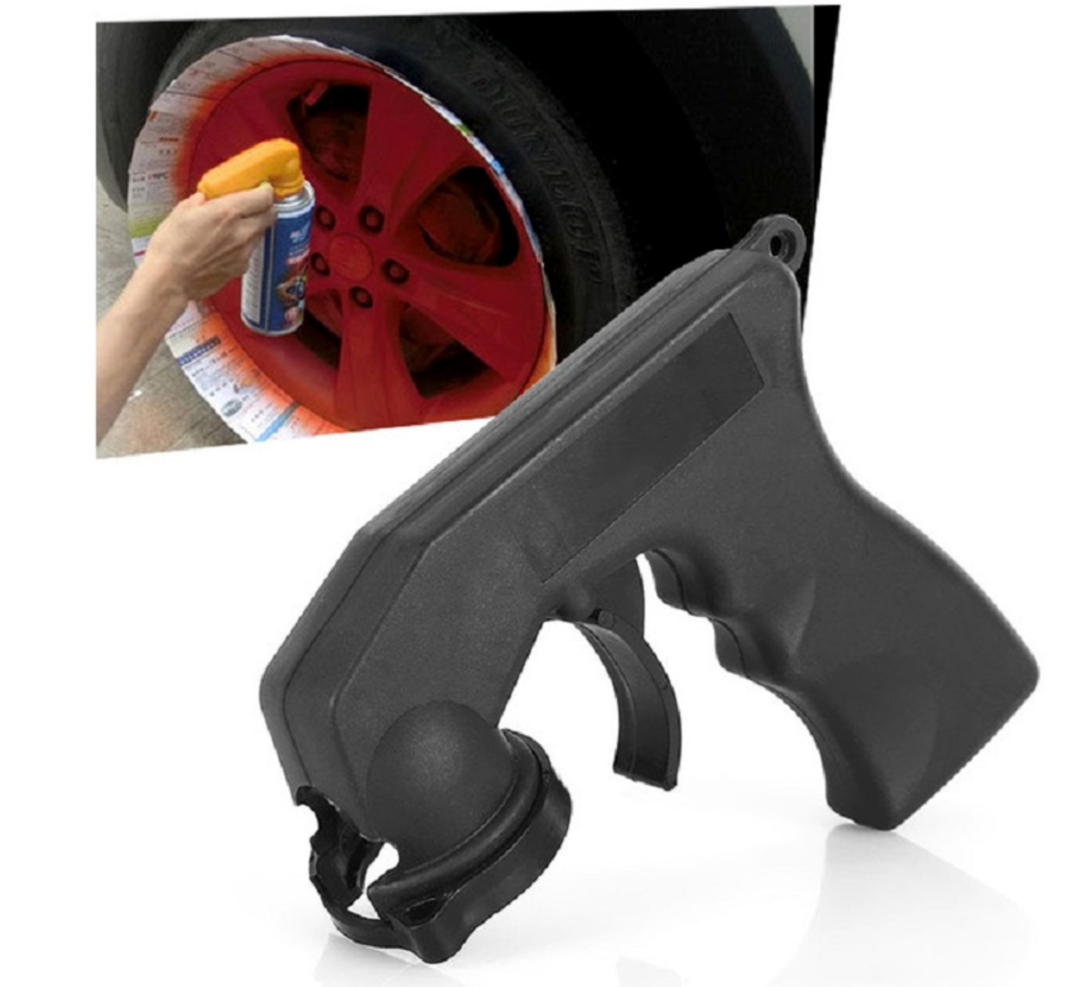 Dispenser tip pistol, cu maner ergonomic pt. doze spray vopsit - 0