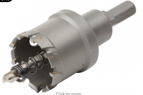 Carota cu vidia pentru metal 35 mm Tolsen