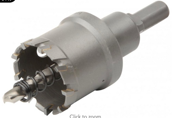 Carota cu vidia pentru metal 35 mm Tolsen