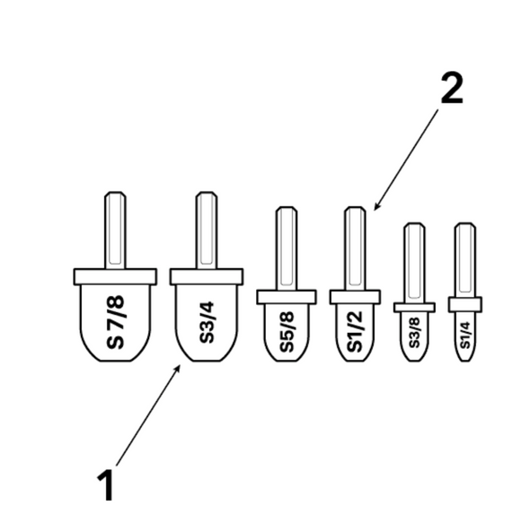 Set 6x expandoare, accesorii largit de tevi cupru, pentru bormasina