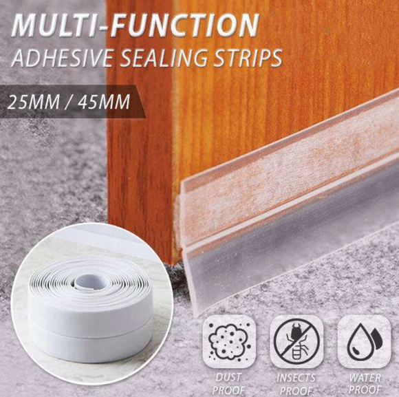 Banda/panglica ”3M” transparenta de silicon, impermeabila, pt usi, geamuri, blaturi bucatarie, 5 metru