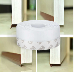 Banda/panglica ”3M” transparenta de silicon, impermeabila, pt usi, geamuri, blaturi bucatarie, 5 metru - 0