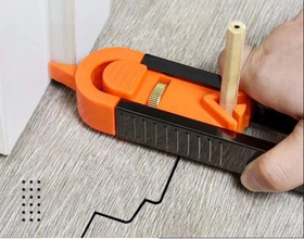 Sablon eliptic pt. marcare, profilare, sablonare contur, cu rulment (parchet, gresie, tamplarie, etc)