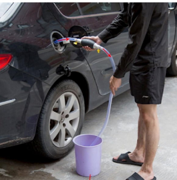 Pompa manuala transfer apa, combustibil, lichide cu amorsare prin para, 3 m