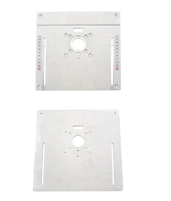 Masa, placa, suport inversat, aluminiu, pentru oberfreza de mana, cu ghidaj