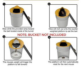 Capcana de soareci pentru montat pe galeata - 0