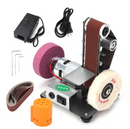 Slefuitor cu banda electric 220V, pentru banc, turatie variabila, multifunctional-1