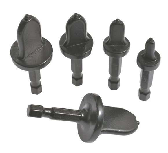 Set 5x accesorii pt. bormasina, pt. expandat si bercuit tevi de cupru (climatizare, frig, frigidere)