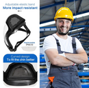 Masca de protectie CU FILTRU PM2.5, tip viziera, pe toata fata, flexibila, filtre inlocuibile + 2x filtre-8
