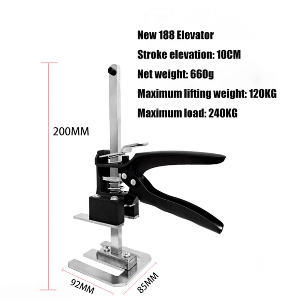 Dispozitiv de mana tip cleste, pentru ridicat obiecte grele (placi, mobila, etc) 120 kg