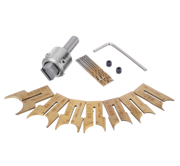 Set cu 16x accesorii pentru confectionat margele lemn