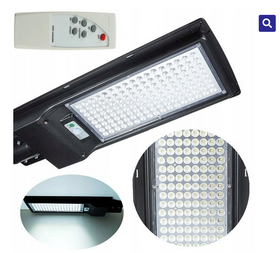 Lampa LED Solara stradala, 200W cu senzor miscare, telecomanda