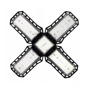 Lampa LED 360 ° fixare in dulie E27, cu 5 laturi, 60W, pliabila