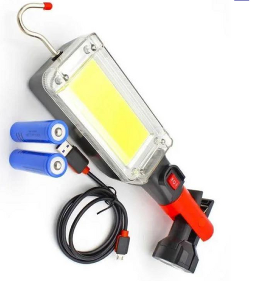 Lampa de lucru LED 3-in-1 cu baterii, cu magnet, incarcare USB