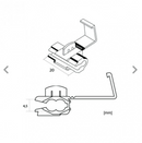 Set 20x Cleme adaugare, prelungire fire, cablu - 4,5 x 20 mm-2