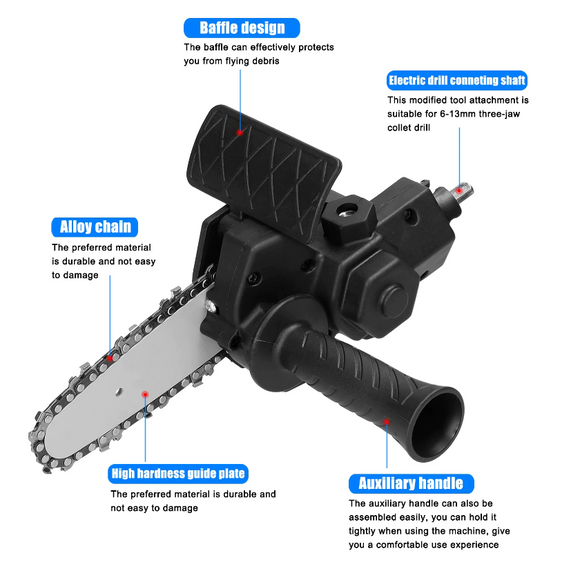 Adaptor tip Drujba pentru masina gaurit, infiletat, bormasina (150 mm)