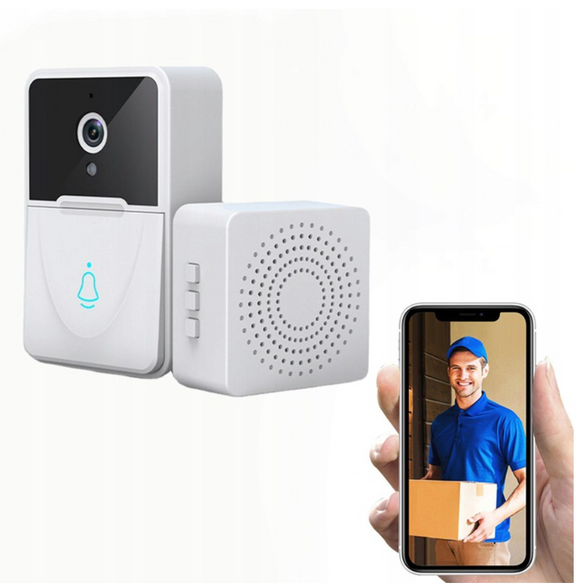 Sonerie cu interfon si camera video fara fir, acces telefon, Wi-fi, wireless