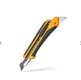 OLFA L5-AL 18mm - cutit, cutter profesional industrial, maner cauciuc cu colt, dinte