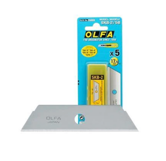 Lame trapezoidale industriale cutit, cutter Olfa MODEL SKB-2/5B, 5BUC/SET
