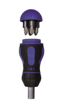 Surubelnita profesionala PROJAHN cu clichet de 1/4" (scurtă) cu compartiment si 7 biti-2