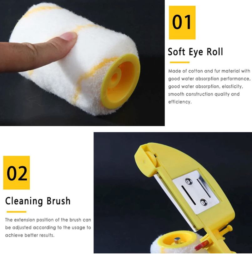 Set multifunctional rulouri pentru zugravit si vopsit CURAT