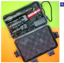 Lanterna tactica cu acumulator, focalizare reglabila incarcare 220v sau auto 12v-5